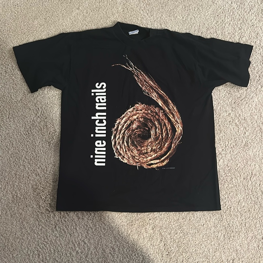 Vintage Nine Inch Nails tshirt 1995
